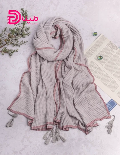 شال پلیسه حاشیه‌دار وارداتی