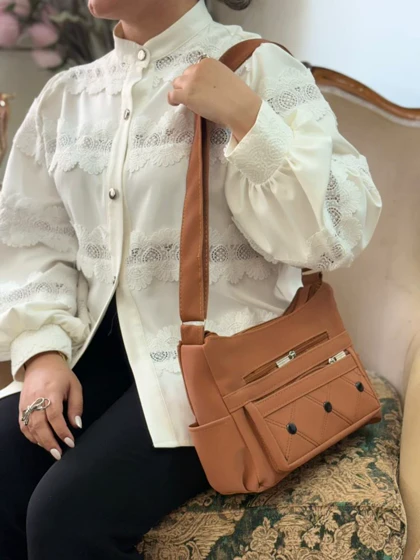کیف دانشجویی نانسی سه دکمه