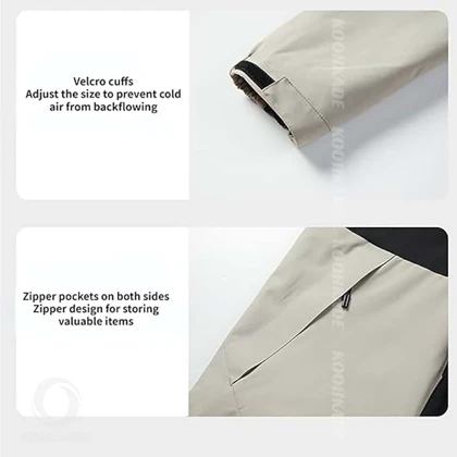 کاپشن دوپوش زنانه NORTHFACE دو رنگ 96888