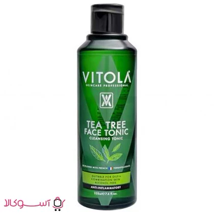 تونیک صورت ویتولا مدل tea tree حجم 225 میل