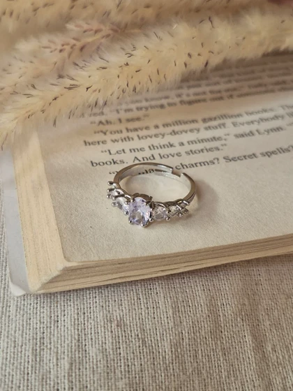 انگشتر جواهری فری سایز بیضی