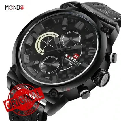ساعت ناوی فورس اورجینال مردانه NAVIFORCE NF9068L B/W/B