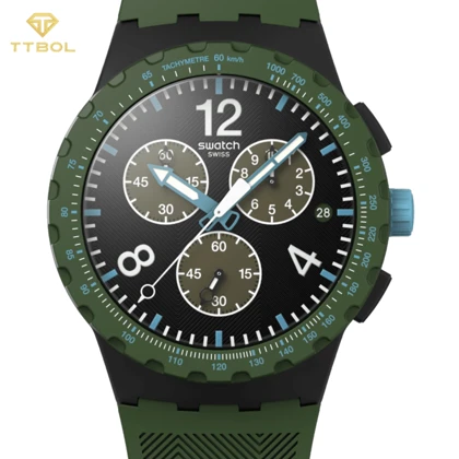 ساعت مچی سواچ SWATCH OLIVE RUSH SUSB421