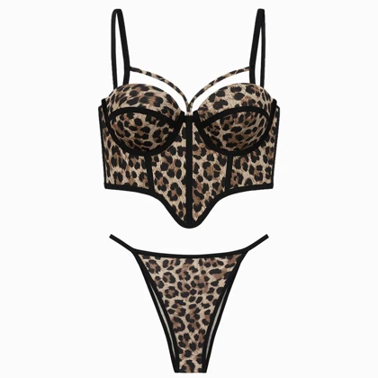 ست شورت و سوتین زنانه ماییلدا مدل اسفنجی نیم جک پایه بلند هارنس دار کد 5460-813