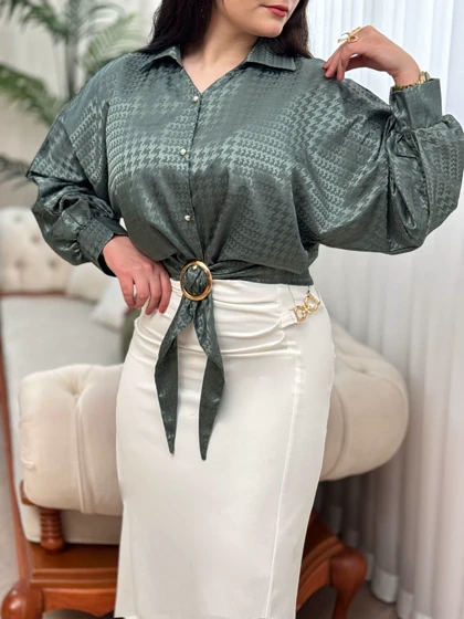 شومیز ساتن بهنوش 3022