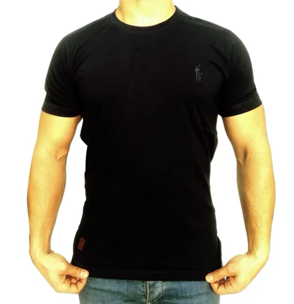 تیشرت مردانه ساده مشکی abercrombie
