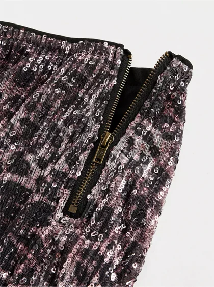 شلوارک زنانه مجلسی پلنگی پارتینا (Partina) برند شین Shein