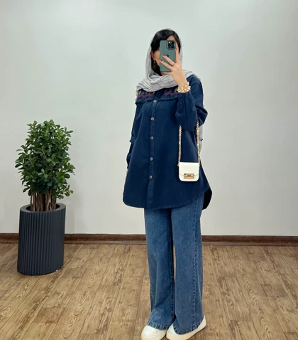 مانتو گلدوزی بهاره 5