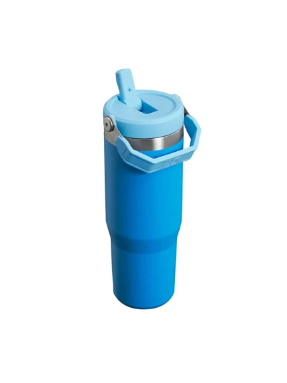 قمقمه استنلی نی دار مدل THE ICEFLOW FLIP STRAW TUMBLER