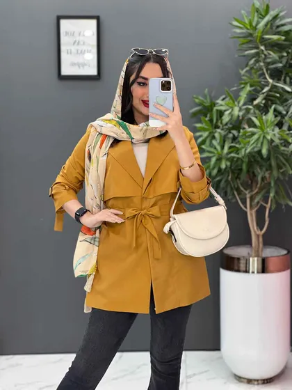 مانتو بالاژیله آستین سگک
