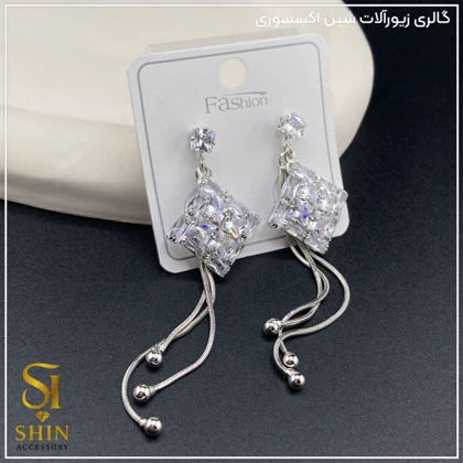 گوشواره جواهری کد gzj05