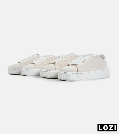 کفش اسنیکرزمردانه کرم PULL & BEAR مدل 7136
