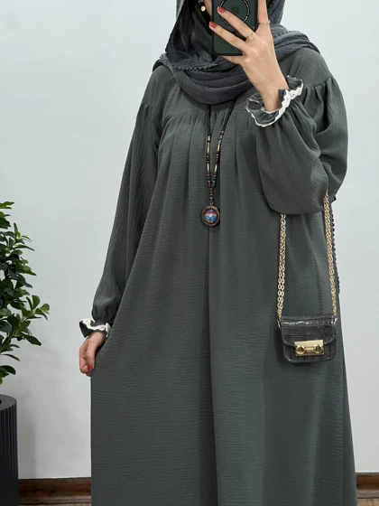 مانتو عبایی بلند رایلی 4 کد 2927