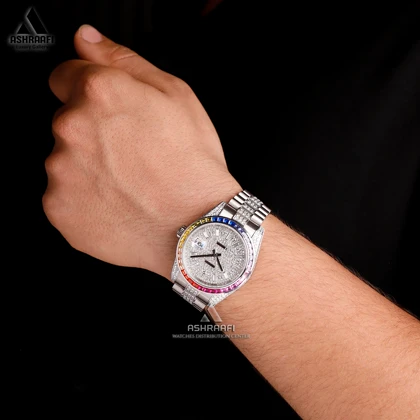 ساعت رولکس فول نگین Rolex Datejust Full Diamond-FC9