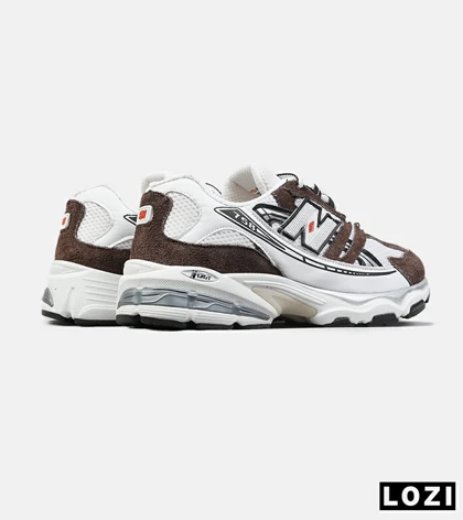 کفش کتانی مردانه و زنانه سفید قهوه ای NEW BALANCE 758 مدل 9025