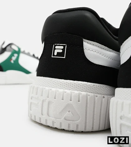 کفش کتانی مردانه سفید سبز مشکی FILA مدل 5374