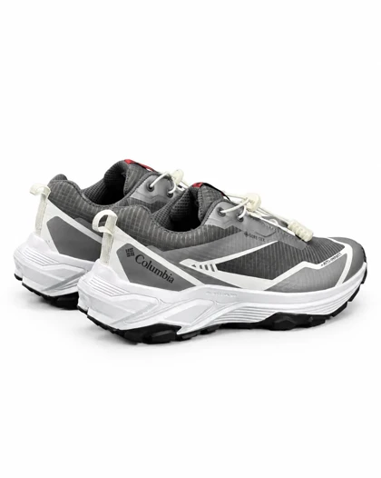 کفش کتانی رانینگ مردانه کلمبیا گورتکس طوسی سفید Columbia Goretex