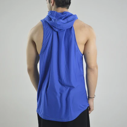 رکابی کلاهدار ورزشی مردانه نایک مدل VHD-Dri Fit-4K1003 آبی