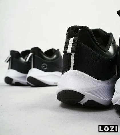 کفش کتانی مردانه سفید بادمجانی NIKE AIR zoomx