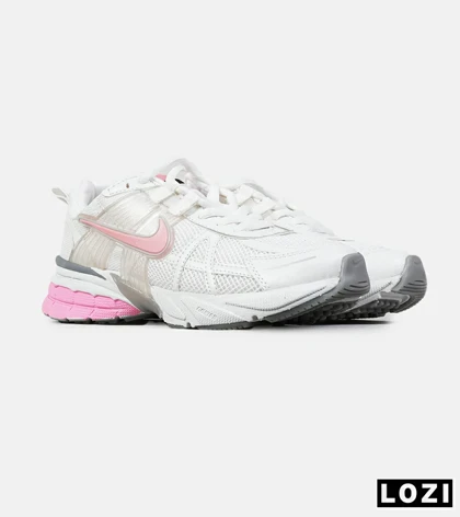 کفش کتانی زنانه سفید صورتی Nike cushlon مدل 7604