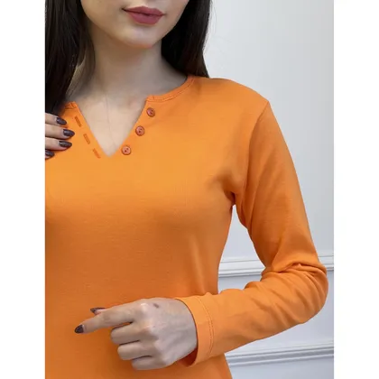 بلوز کبریتی سه دکمه