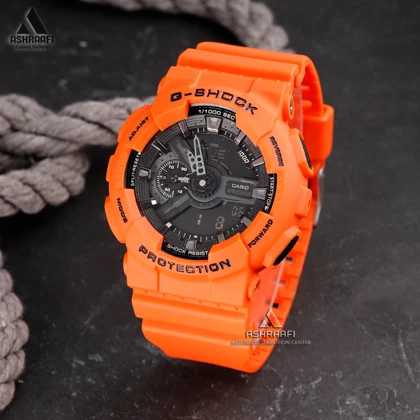 ساعت جیشاک نارنجی G-shock GA-110 HCO
