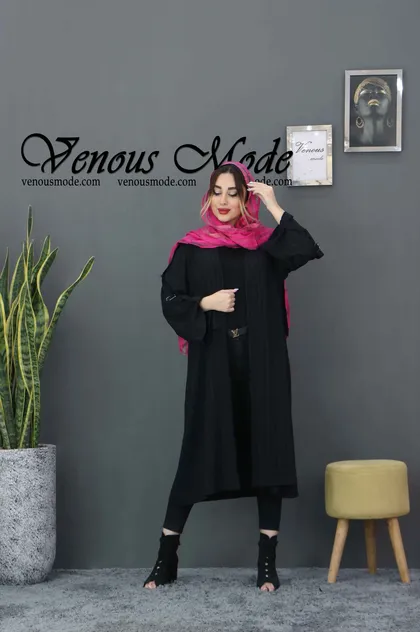 مانتو کریشه آستین سگگ دار