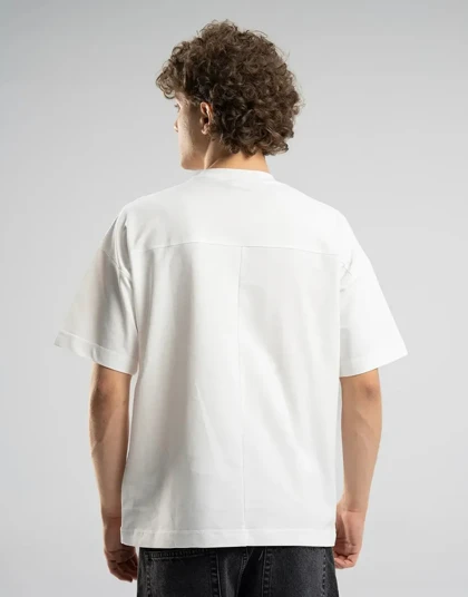 اورسایز آستین کوتاه پیش چاپدار