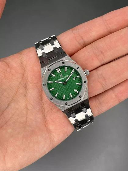 ساعت مچی اودمار پیگه سیلور صفحه سبز Audemars Piguet