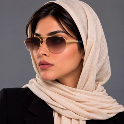 عینک آفتابی پورشه فریم فلزی خلبانی اورجینال کد P9018