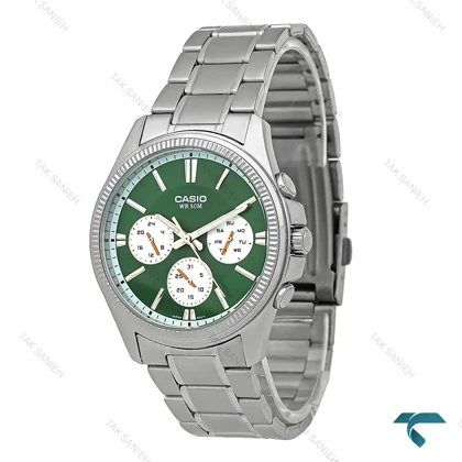 ساعت کاسیو سه موتوره اصلی صفحه سبز Casio-7933-G