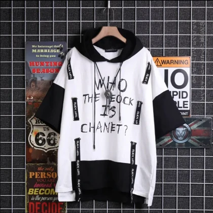 تیشرت آستین کوتاه کلاهدار