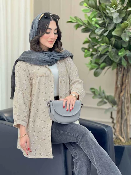 مانتو طرح دار گلنوش