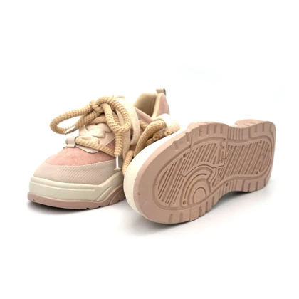 کفش اسپرت دخترانه مدل sneaker - 0024_Pink