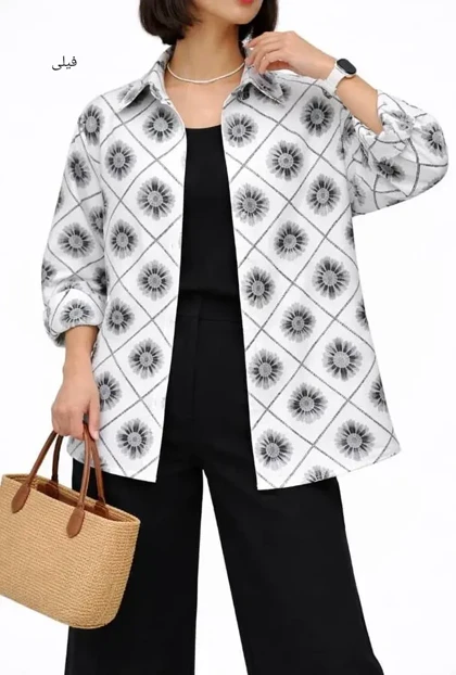 تونیک مانتویی لینن شبنم 1