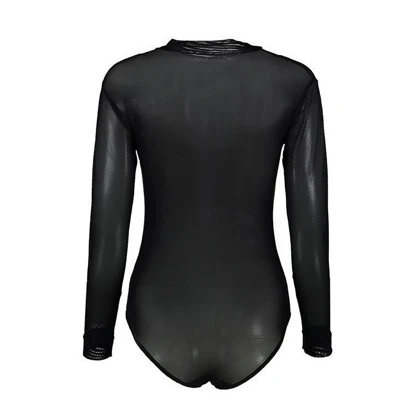 بادی حریر شیشه ای یقه سه سانت کشی