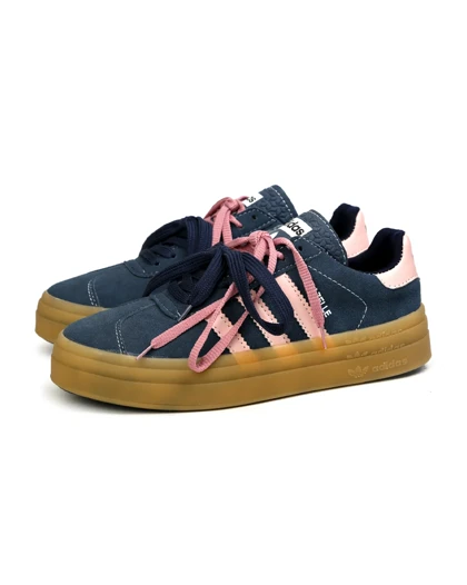 کتانی زنانه آدیداس مدل Adidas Gazelle Bold Dark Blue