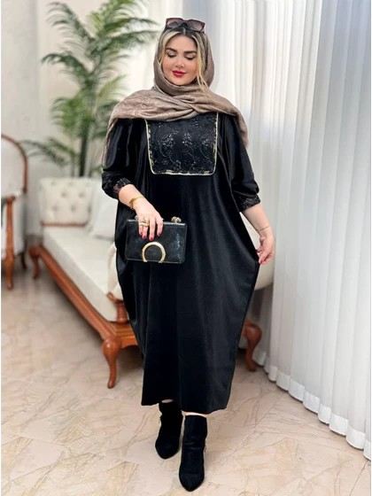 عبایی کاملیا – ترکیبی از وقار، سادگی و زیبایی