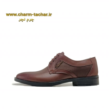 کفش رسمی مردانه چرم طبیعی کد 595