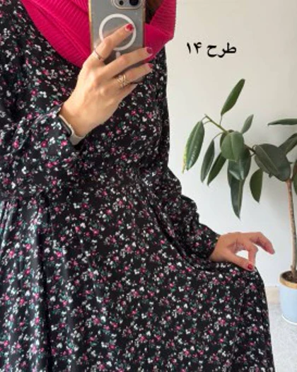 پیراهن ساحلی گل دخت 2