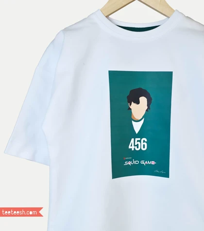 تیشرت سفید squid games
