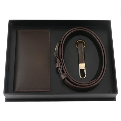 ست هدیه مردانه چرم یلسان پارلا کد KIA-KAYA-GS-024