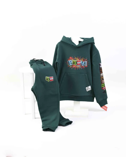 ست هودی شلوار طرح ماینکرافت