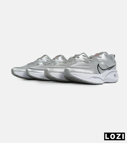 کفش کتانی مردانه و زنانه طوسی سفید NIKE zoom x smiley