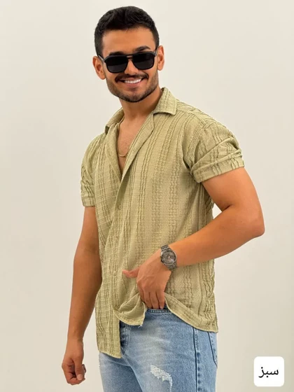 پیراهن مراکشی راه راه_کد4472