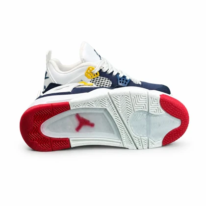 کفش کتانی زنانه و مردانه مدل جردن4 سرمه ای Jordan 4