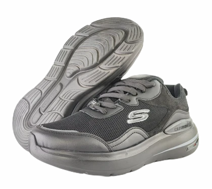 کفش اسپرت و روزمره مردانه برند اسکچرز Skechers مدل مکس مشکی کد 167