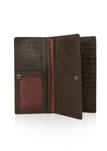 کیف پول پالتویی چرم مدل سانتیاگو