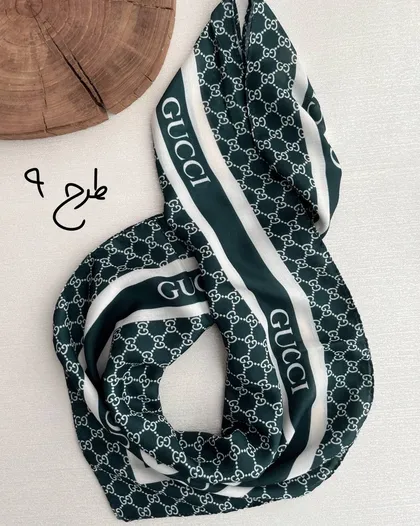 مینی اسکارف سبز بهاره 4101