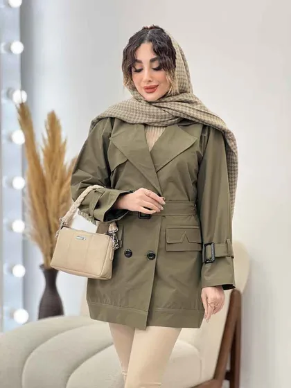 بارانی سر جیب دوبله هلنا